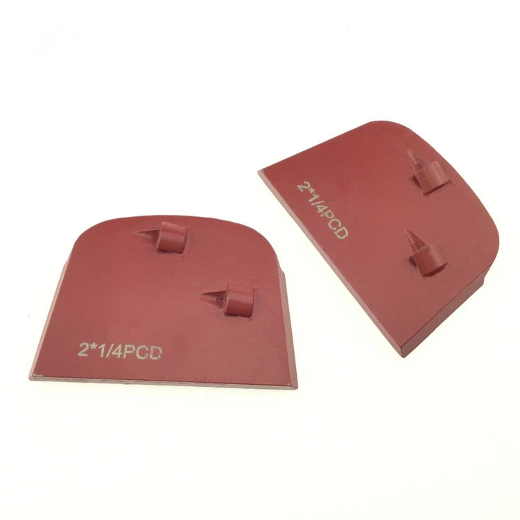 PCD31 две булавки Блокировка redi PCD шлифование пола диск трапециевидной PCD шлифовальные площадки с двумя четверть PCD для напольного эпоксидного покрытия 12 шт