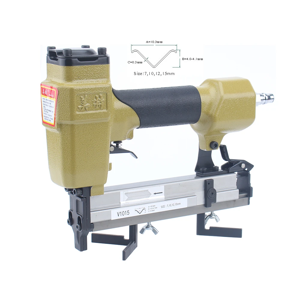 Meite V1015B Pneumatic V Nailer Frame Nail Gun V type nail 4*10.3mm 7