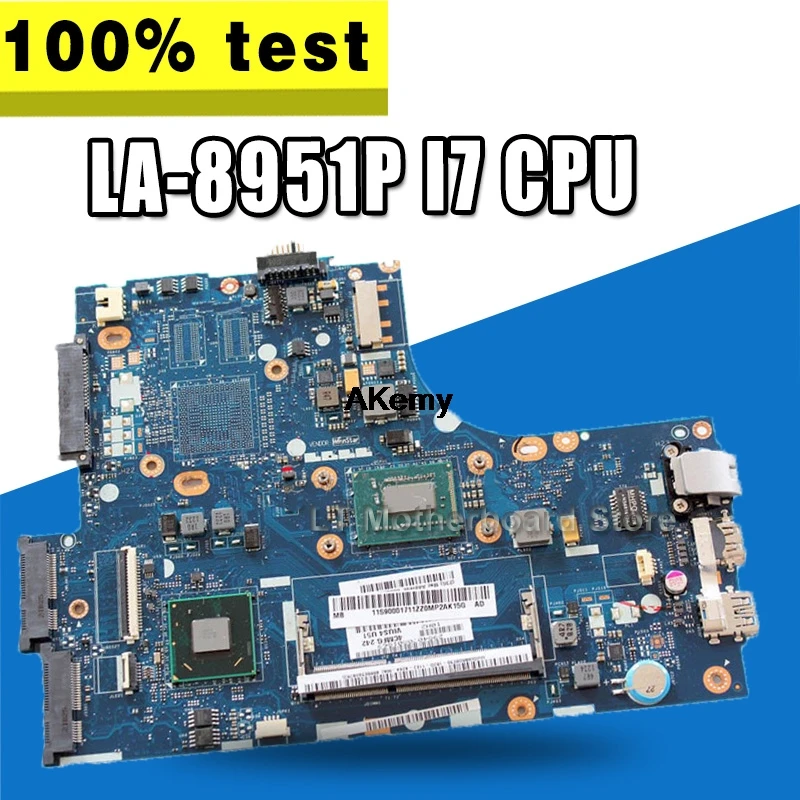 

Laptop Computer motherboard Logic circuit board S300 S400 I7-CPU motherboard LA-8951P