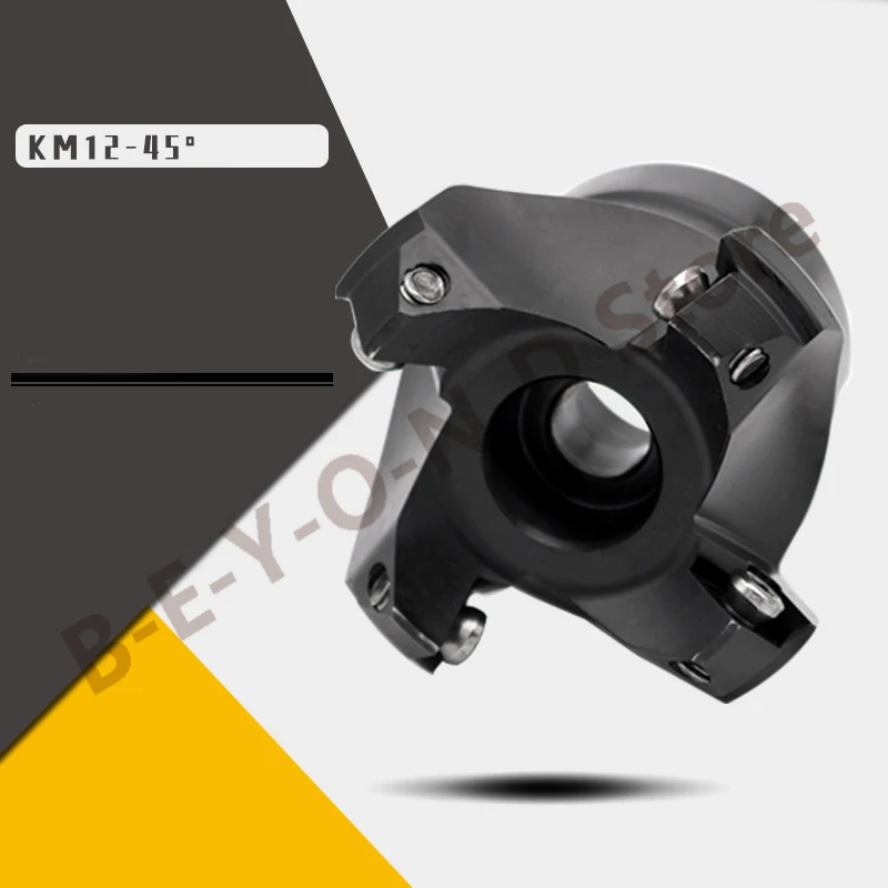 BEYOND Black Milling Cutter Plate KM12 50-250mm 4T-10T Face Mill CNC use SEKT1204 Carbide Inserts | Инструменты