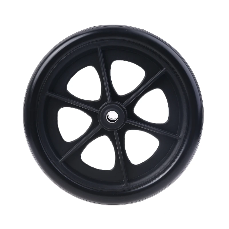 Rodas de cadeira com 2 peças, rolos pequenos para cadeira com rodas de 8"-0
