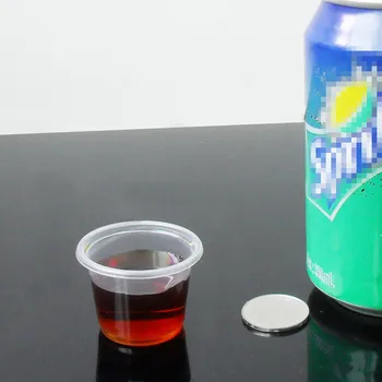 

200pcs High quality disposable plastic taste cup mini small yogurt milk coffee tea drink cups 20ml 30ml 40ml white wine glass