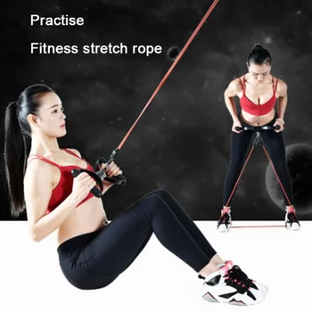 

11 Pack Handles Resistance Training Expander Elastic Resistance Bands Set Exercise Bands for Legs Fitness Gym Equipment Workout