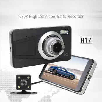 

Car AccessoriesRecording Front And Rear Driving Recorder Portable Night Vision IPS Screen Practical Driving Recorder
