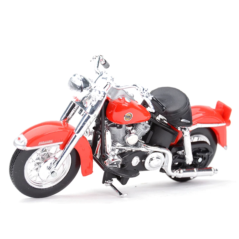 Maisto 1:18 Harley-Davidson 1958 FLH Duo Glide Die Cast Vehicles Collectible Hobbies Motorcycle Model Toys