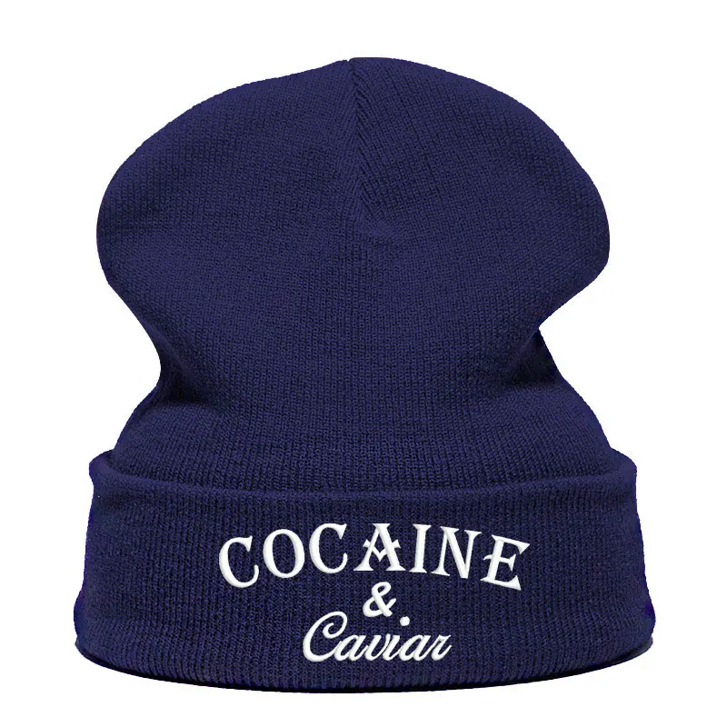 Шапка бини Skullie вязаная шапка носок Зимняя Вышивка забавная для уличных танцев
