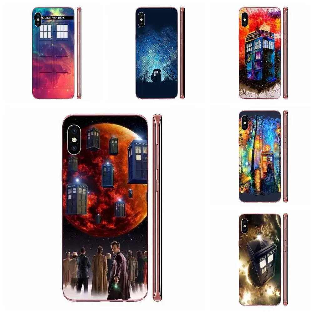 Мягкий чехол для телефона Doctor Dr Who Police Box Sony Xperia Z Z1 Z2 Z3 Z4 Z5 compact Mini M2 M4 M5 T3 E3 E5 XA XA1 XZ