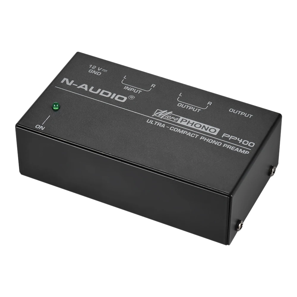 Ультракомпактный Phono предусилитель 2 входа/2 выхода RCA 1/4 дюйма выход ТРС Интерфейс предварительно проигрыватель предусилитель