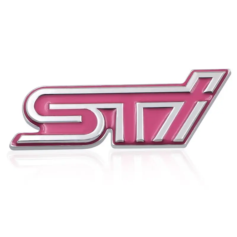 3D отличная гладкая из блестящего металла STI эмблема наклейка для Subaru XV Legacy Forester Impreza STI WRX аксессуары для стайлинга автомобилей