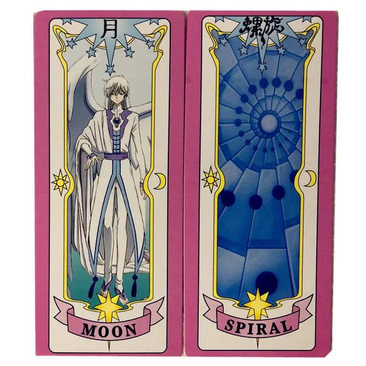 240 шт./компл. Card Captor Sakura КИНОМОТО; Аниме фигурки Бумага Таро кулло Клоу карты Волшебная карты Косплэй, игрушки в подарок на день рождения