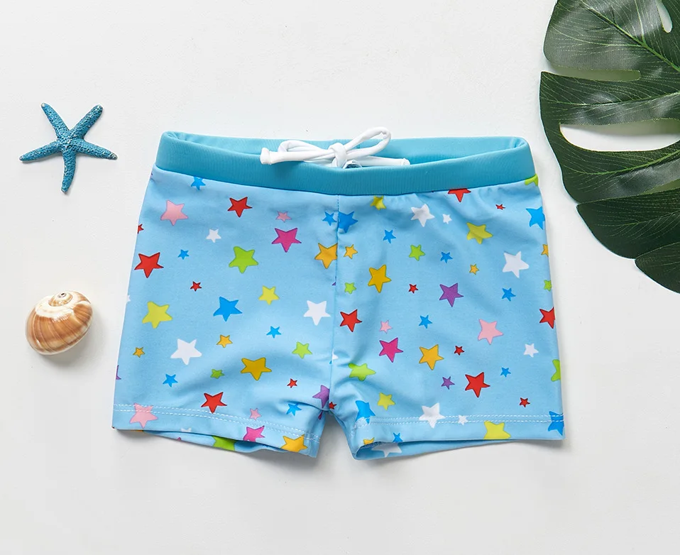 Новинка года; плавки для мальчиков 2-8 лет; одежда для купания для мальчиков; детский купальный костюм высокого качества; пляжная одежда - Цвет: A