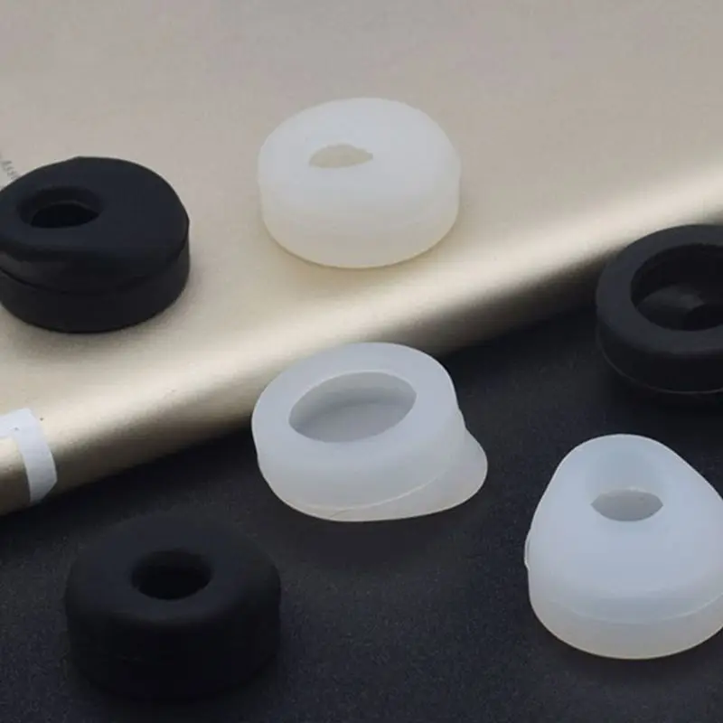 1 Pair Ear Tips Buds Silicone Earphone Earbuds Hooks Eartips Replacement for Jabra EASYGO EASYCALL Wireless Bluetooth Headset