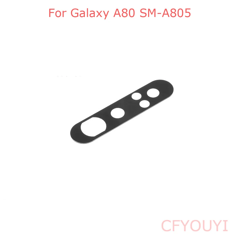 Для samsung Galaxy A80 A805 задний тыловой объектив камеры крышка с клейкой наклейкой клей