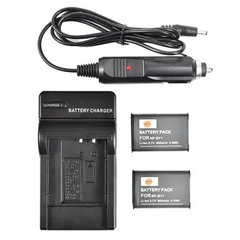 

DSTE 2PCS NP-BY1 Camera Battery with US Plug Charger Kit for Sony HDR-AZ1 AZ1VR AZ1VB AZ1VW Camera