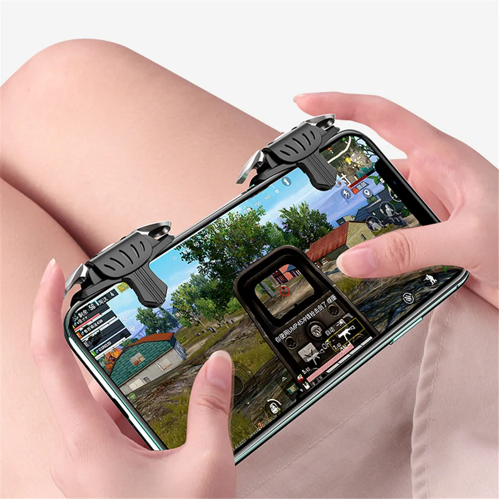 Мобильный PUBG геймпад джойстик L1 R1 кнопка шутера триггер металлическая огня для