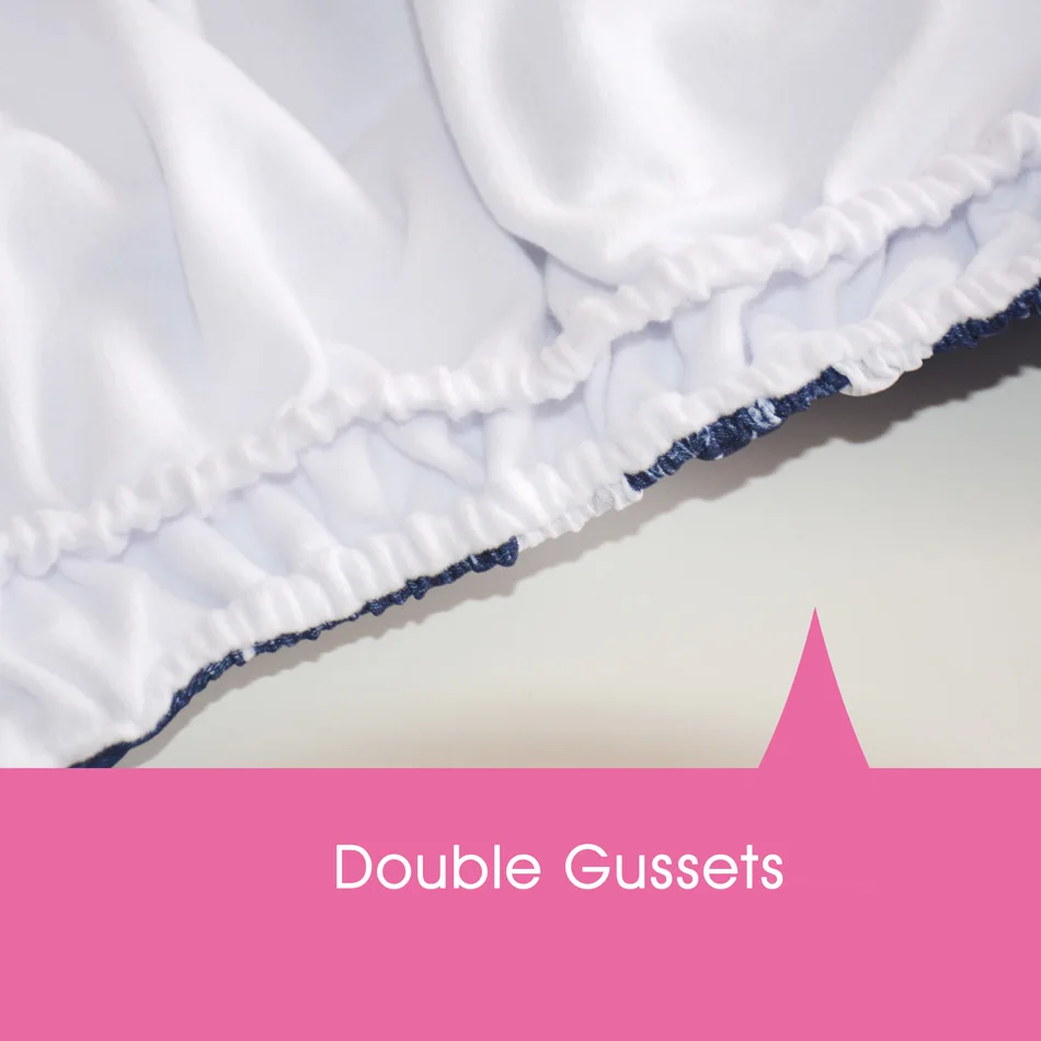 New!HappyFlute Big XL Pocket Diaper for Baby 2 Years and Older,suedecloth inner, stay-dry, size adjustable fits waist 36-58cm
