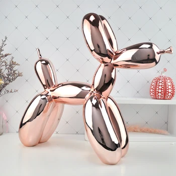 

47CM BALLOON DOG SCULPTURE SCULPTURE FIGURINE ORNAMENTS OFFICE HOME DECORATION ACCESSORIES MODERN ART RESIN DECORATION CRAFT