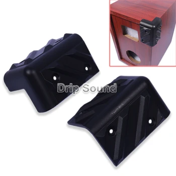

4pcs Thickened Plastic Corner Protector Safe Decoration Right Angle Protection Cover for Loudspeaker Box Amplifier 77x45mm