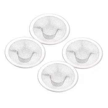 

uxcell 4 Pcs Kitchen Sink Garbage Strainer, 1.2 Inch Rim Stainless Steel Sink Disposal
