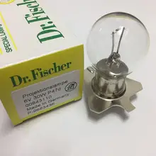10 шт., Dr. Fischer P47d 6V 30W 380158 390158, 58Z 6V30W BA20d 00843110 треугольная Фланцевая Базовая лампа