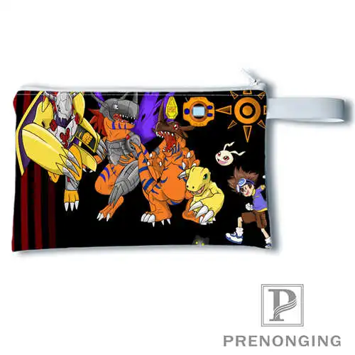 Изготовленный На Заказ digimon(2)@ 1 кошелек с рисунком, кошелек на молнии, нулевой кошелек, сумки для ключей, модный небольшой женский кошелёк#19-01-22-4-217