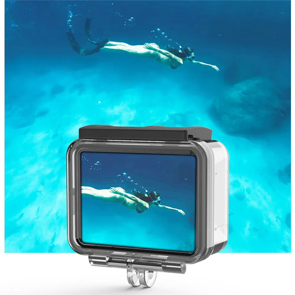 40 м водонепроницаемый защитный чехол для камеры GoPro Hero 8, прозрачный чехол для подводного плавания, чехол для GoPro Hero 8