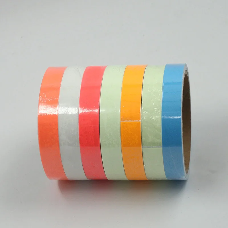Self-adhesive Luminous Tape Glow In The Dark Tape Emergency In The Dark Afety Stage Stickers Home Party Supplies Decor Warn fluorescent tape luminous tape