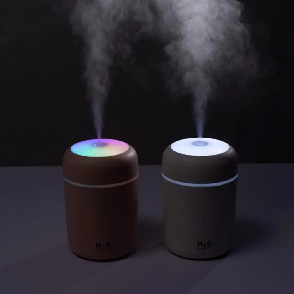 300mL Mini Air Humidifier USB Powered Cool Mist Humidifier Air Freshener Aromatherapy Aroma Essential Oil Diffuser Frangrance