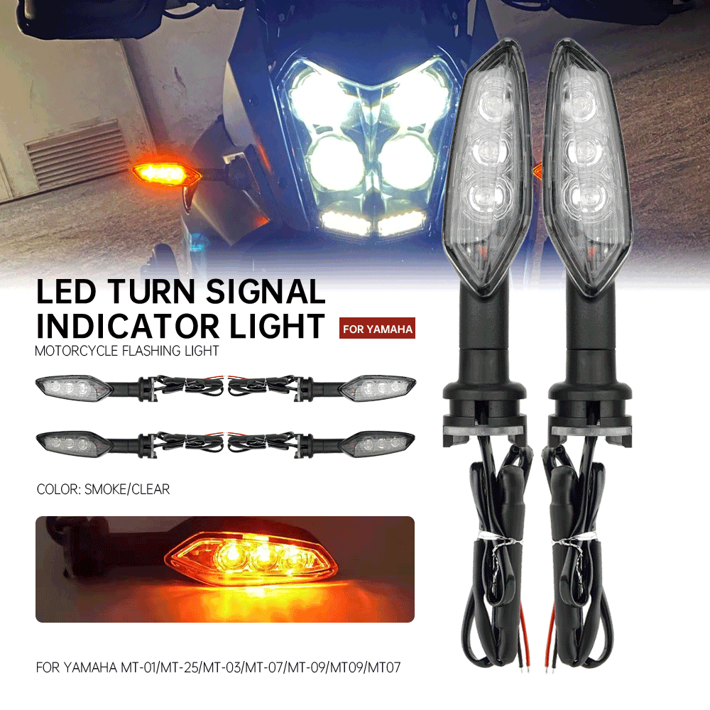 2x 20LED Motorcycle Turn Signal Indicator Light Yamaha YZF R1 R6 R6S FZ1 FZ6 #Y5