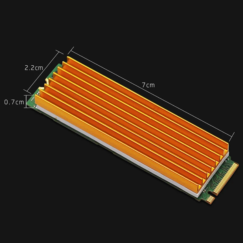Универсальный Радиатор теплоотвод алюминиевый радиатор M.2 Охлаждающий радиатор теплоотвод для Pcie M.2 Ssd Hdd