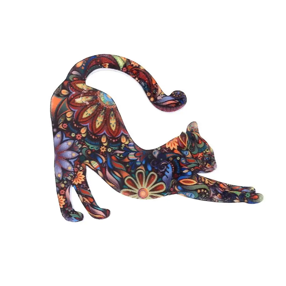 

1Pc Cute Animal Cat Elephant Pattern Brooch Pins Anime Badges Unisex Fashion Jewelry Brooches for Women