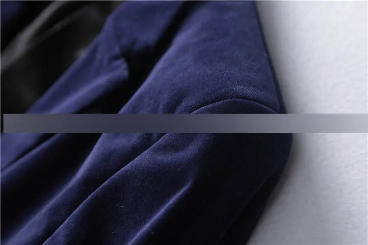 229HS Autumn New Products Retro Velvet-Style One-Button Slim Fit Versatile Small Suit Coat Women's