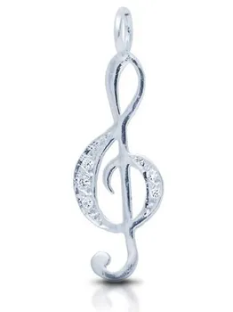 

HANGING TREBLE CLEF SILVER CHAIN INCLUDED