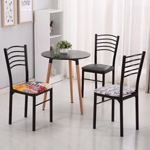 Простой ресторанный стул для дома простой современный гостиничный стул для точки быстрого питания Модный гостиничный обеденный стол стул из кованого железа для взрослых