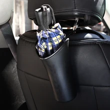 Автомобильный ящик для хранения зонта, автомобильный подвесной складной держатель для чашки зонта, корзина для мусора, многофункциональная коробка для хранения для автомобиля, автомобильные аксессуары