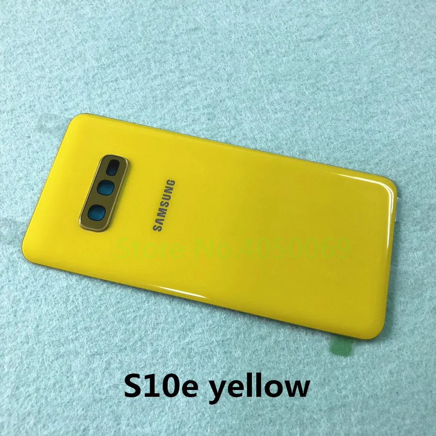 Чехол для SAMSUNG Galaxy S10 Plus S10+ G9750 S10 G9730 S10e G970 со стеклянной задней батареей, чехол для ремонта задней двери