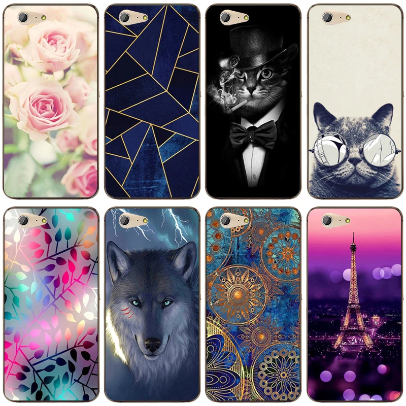 Чехол с рисунком для Highscreen Power Rage мягкий чехол из ТПУ задняя крышка телефона |