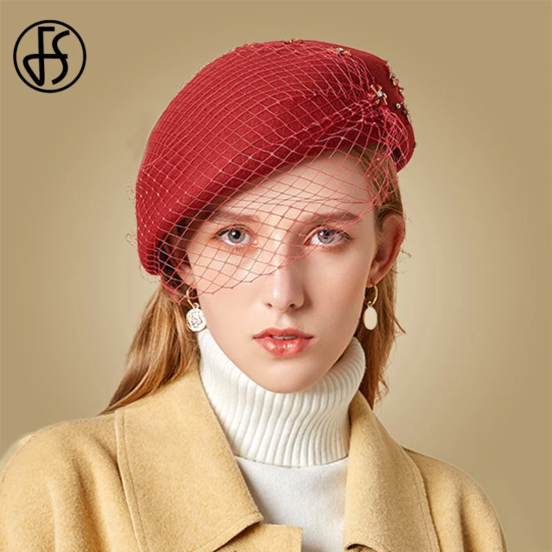 womens hats with veils