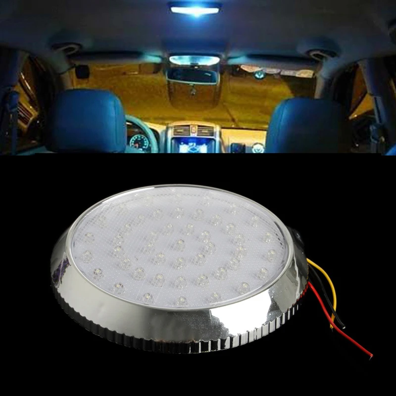 Фургон 12V 46LED интерьер крыша потолочный купол светильник белый лампа для чтения