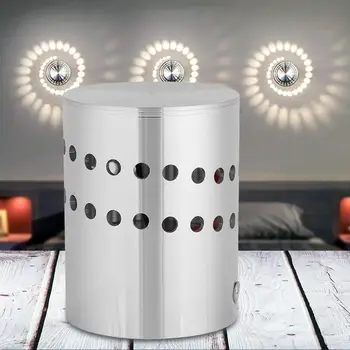 

3W RGB LED Wall Light Party Room Lighting Decor With Remote Control 85-265V applique murale luminaire