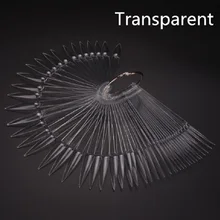 Маникюрный Инструмент Накладные ногти для практики Гель-лак для ногтей художественная панель 50 шт./компл. накладные ногти из пластика набор прозрачный/натуральный/белый