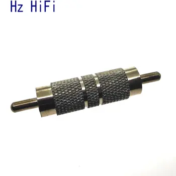 

1PCS RCA PLUG TO RCA PLUG Copper plating NICKEL RCA Male to Male AV Audio Adapter Connector