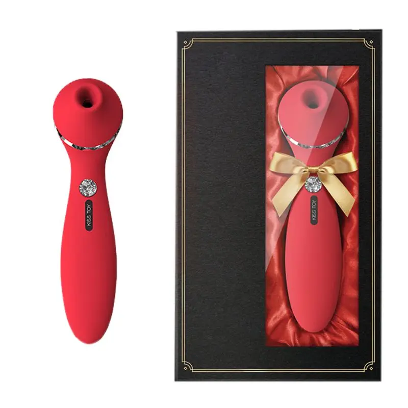 

Intelligent Heating Silicone Massager with 10 Frequency Sucking Suction Vibration Modes USB Recharging Adult Toy For Women