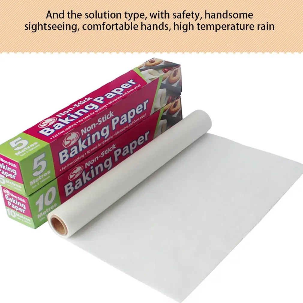 Бумага для выпечки, впитывающая масло, двухсторонняя силиконовая бумага, устойчивая к высоким температурам, бумага для выпечки, бумага для выпечки