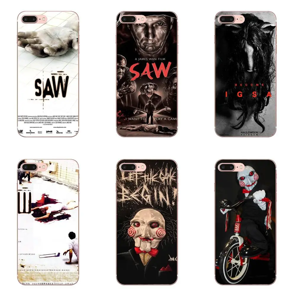 Saw Leigh Whannell Horror Movie Soft Cell Bags For Sony Xperia Z Z1 Z2 Z3 Z4 Z5 compact Mini M2 M4 M5 T3 E3 E5 XA XA1 XZ Premium | Мобильные