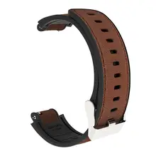 Leather + Silicone Smart Watch Band For Xiaomi Huami Amazfit Verge Bracelet Sport Wrist Straps