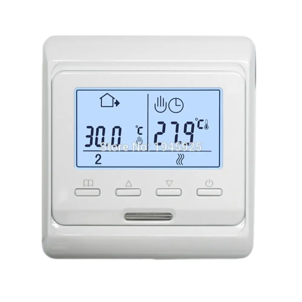 

10 Pieces M6.716 220V 16A LCD Programmable Electric Digital Floor Heating Room Air Thermostat Warm Floor Controller thermostat