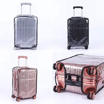 

Transparent PVC waterproof thickening wear-resistant trolley case free disassembly luggage protective cover