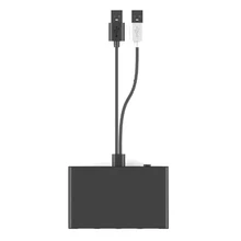 Адаптер контроллера Gamecube Adapteruff0c wii U Gamecube для wii U, PC, Switch, 4 порта