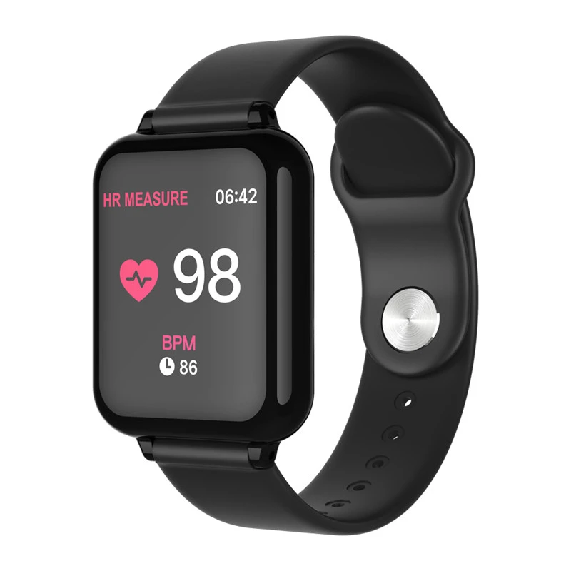 

B57 Smart Watch Men Women Heart Rate Blood Pressure Monitoring Call Message Reminder Waterproof Fitness Tracker Smartwatch 1yw